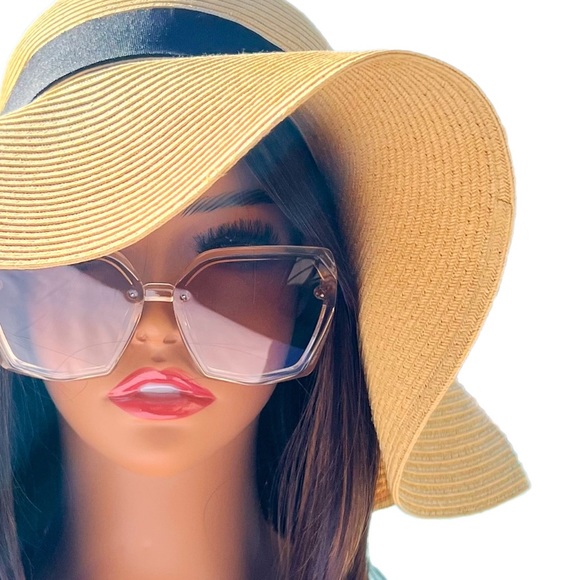 Tilly's Accessories - ❀ Tilly’s Big Floppy Paper Straw Beach Hat NWT OS